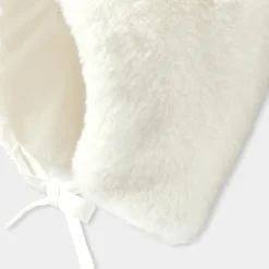 Jacadi Other Accessories|Beanies Scarves And Gloves|Baby bonnet in faux fur Jacadi soft white