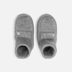 Jacadi Socks And Booties|Accessories|Baby booties Jacadi light Heather Grey