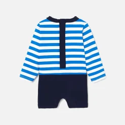 Jacadi Other Accessories|Swimwear|Baby boy anti-UV swimsuit White/Blue