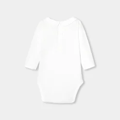 Jacadi Bodysuits|Baby boy bodysuit with collar Jacadi White