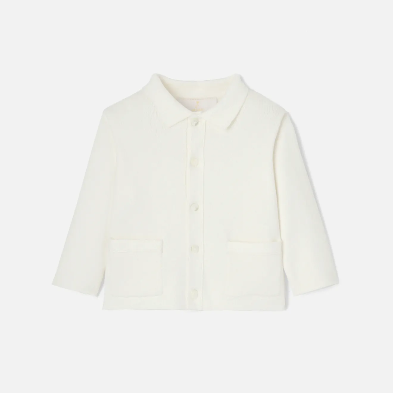 Jacadi Sweaters, Sweatshirts And Cardigans|Baby boy ceremony cardigan Jacadi soft white