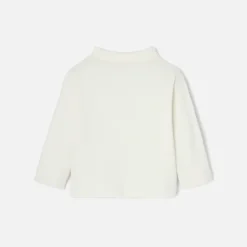 Jacadi Sweaters, Sweatshirts And Cardigans|Baby boy ceremony cardigan Jacadi soft white