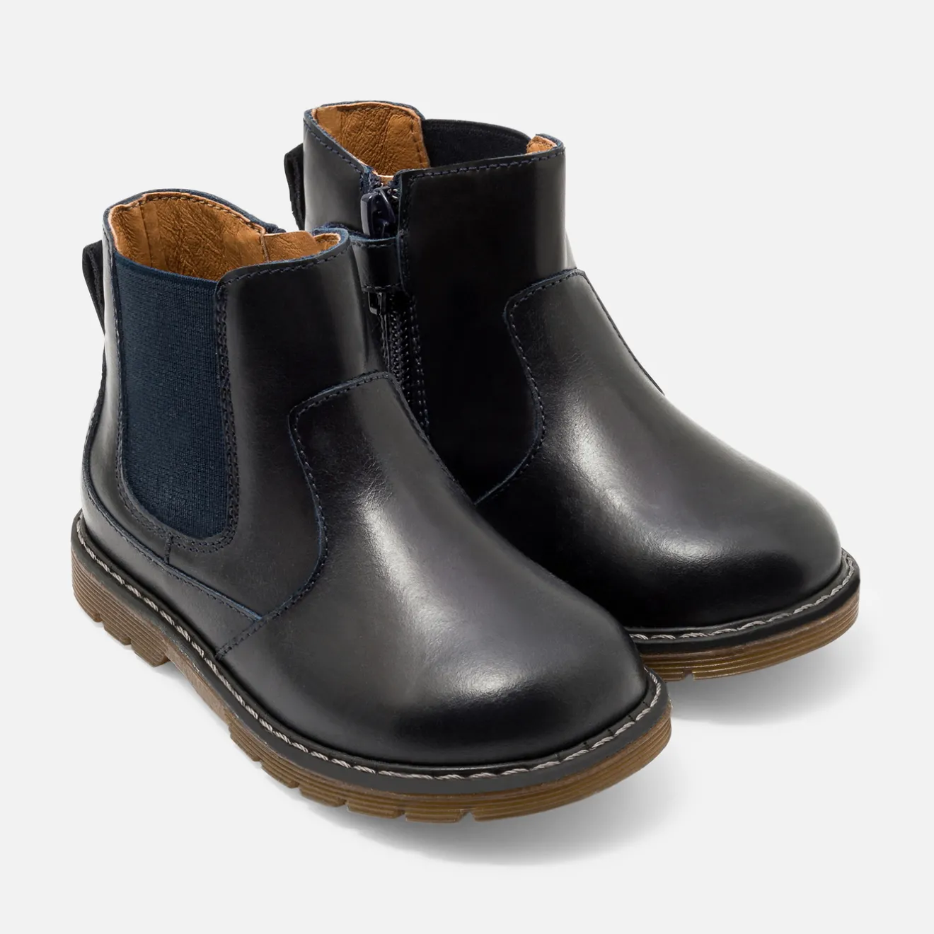 Jacadi Ankle Boots|Baby boy Chelsea boots Jacadi Navy