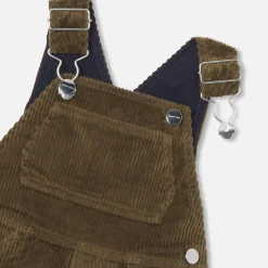 Jacadi Bloomers, Overalls And Onesies|Baby boy corduroy overalls Bronze