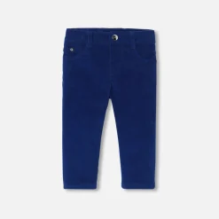 Jacadi Pants And Shorts|Baby boy corduroy pants Dark Blue