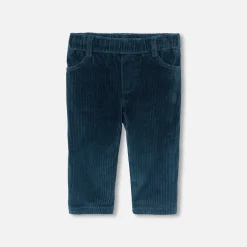 Jacadi Pants And Shorts|Baby boy corduroy pants Ink blue