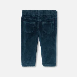 Jacadi Pants And Shorts|Baby boy corduroy pants Ink blue