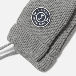 Jacadi Accessories|Winter Accessories|Baby boy fleece-lined mittens Jacadi light Heather Grey