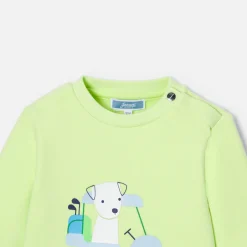 Jacadi Sweaters, Sweatshirts And Cardigans|Baby boy fleece sweatshirt Anise green