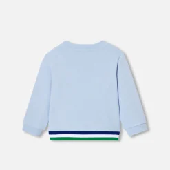 Jacadi Sweaters, Sweatshirts And Cardigans|Baby boy fleece sweatshirt Jacadi Light blue