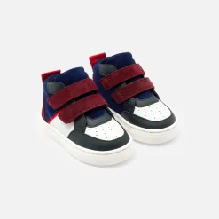 Jacadi Sneakers|Baby boy high-top sneakers Blue/Red