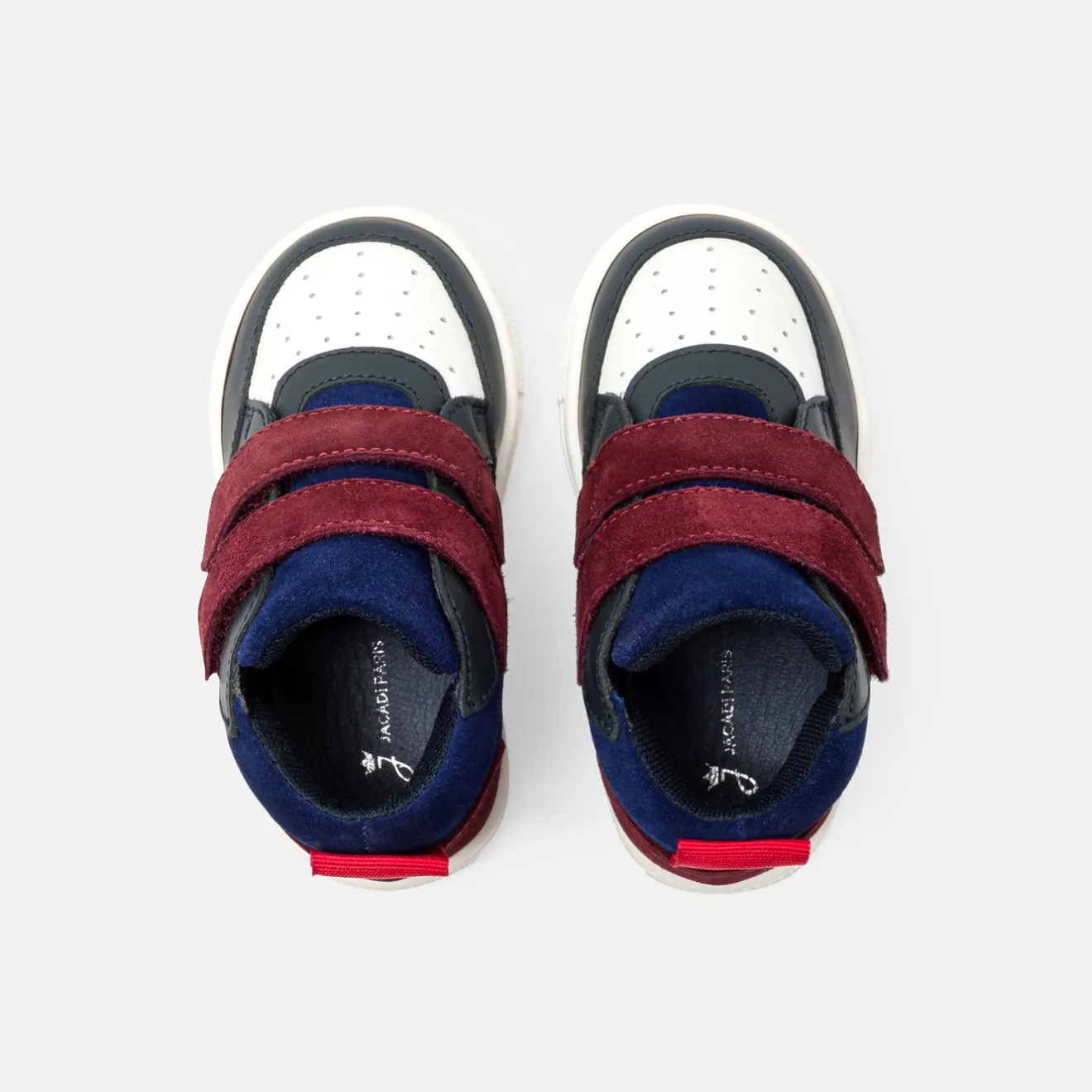 Jacadi Sneakers|Baby boy high-top sneakers Blue/Red