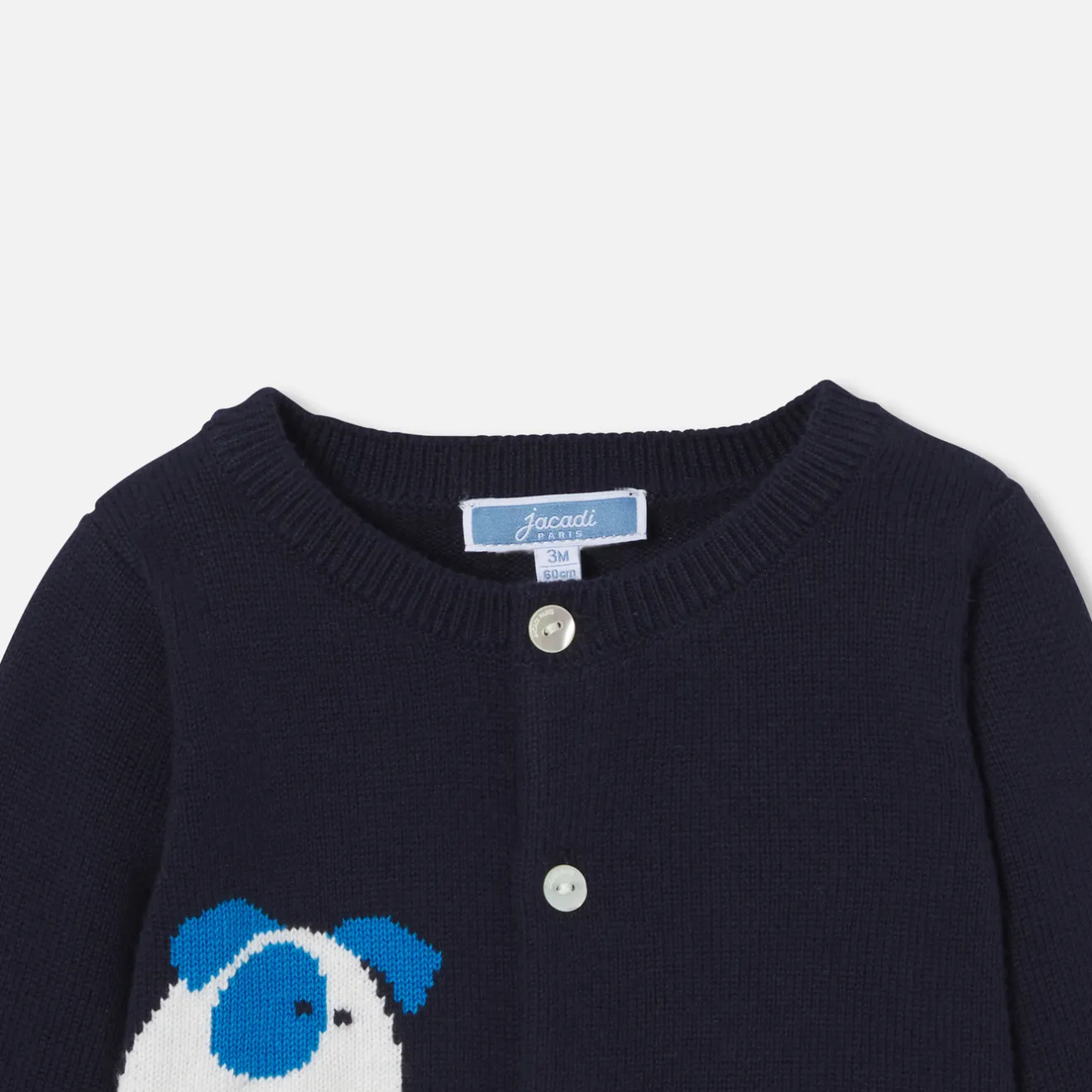 Jacadi Jumpers, Sweatshirts And Cardigans|Baby boy jersey cardigan Navy/Multicolour