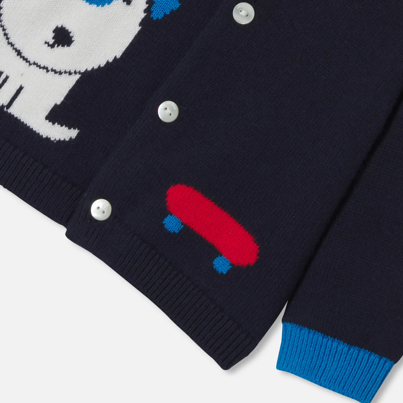 Jacadi Jumpers, Sweatshirts And Cardigans|Baby boy jersey cardigan Navy/Multicolour