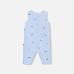 Jacadi Bloomers, Overalls And Sets|Baby boy jumpsuit in Oxford Blue/Multicolour