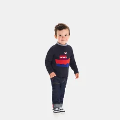 Jacadi Sweaters, Sweatshirts And Cardigans|Baby boy knitted sweater Jacadi Navy