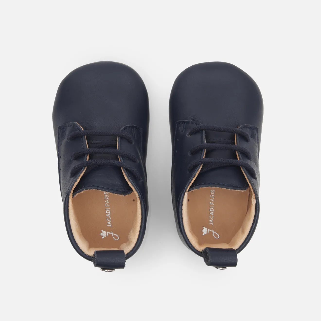 Jacadi Slippers|Soft Leather Slippers|Baby boy leather slippers Jacadi Navy