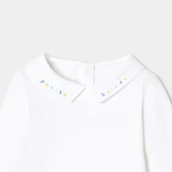 Jacadi Bodysuits|Baby boy long sleeve bodysuit Jacadi White