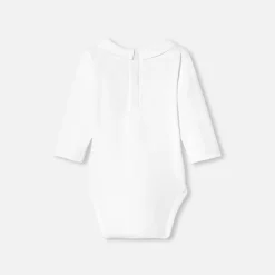 Jacadi Bodysuits|Baby boy long sleeve bodysuit Jacadi White