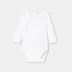 Jacadi Bodysuits|Baby boy long sleeve bodysuit Jacadi White