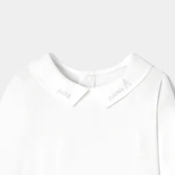 Jacadi Bodysuits|Baby boy long sleeves bodysuit Jacadi White