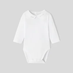 Jacadi Bodysuits|Baby boy long sleeves bodysuit Jacadi White
