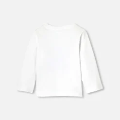 Jacadi Polos And T-Shirts|Baby boy long sleeve T-shirt Jacadi White