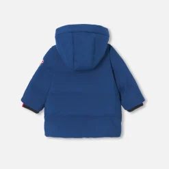 Jacadi Coats And Outerwear|Toddler Coats & Puffer Jackets|Baby boy nylon parka Navy blue