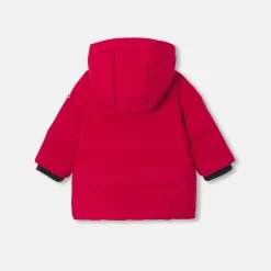 Jacadi Coats And Outerwear|Toddler Coats & Puffer Jackets|Baby boy nylon parka Brick red