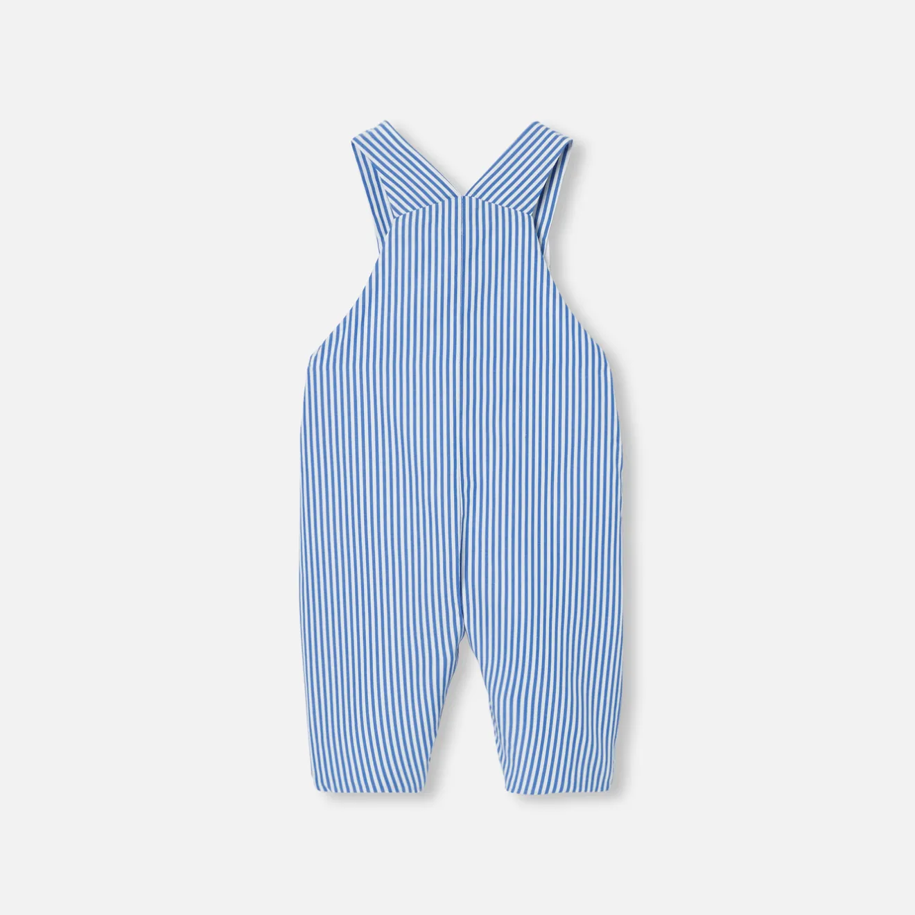 Jacadi Bloomers, Overalls And Sets|Baby boy overalls in poplin White/Blue
