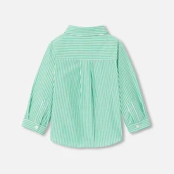 Jacadi Shirts|Baby boy shirt White/Green