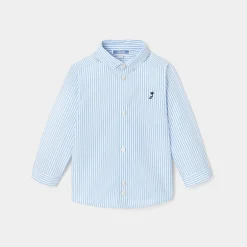 Jacadi Shirts|Baby boy shirt White/Light blue