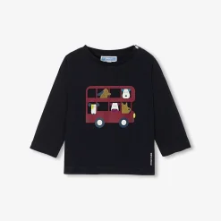 Jacadi Polos And T-Shirts|Baby boy short-sleeved T-shirt Jacadi Navy