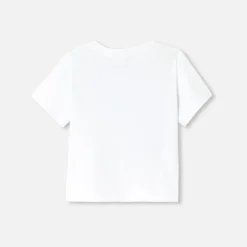 Jacadi Polos And T-Shirts|Baby boy short-sleeved T-shirt Jacadi White