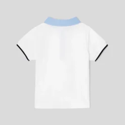 Jacadi Polos And T-Shirts|Baby boy short-sleeve polo shirt Jacadi White