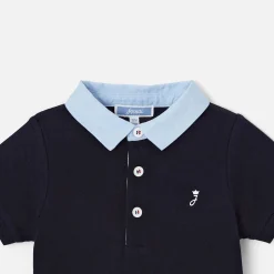 Jacadi Polos And T-Shirts|Baby boy short-sleeve polo shirt Jacadi Navy