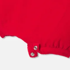Jacadi Bloomers, Overalls And Sets|Baby boy short velvet overalls Tomato red