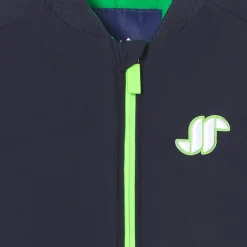 Jacadi Coats And Outerwear|Toddler Coats & Puffer Jackets|Baby boy sleeveless jacket Navy/Green