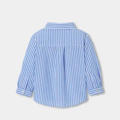 Jacadi Shirts|Baby boy striped shirt White/Blue