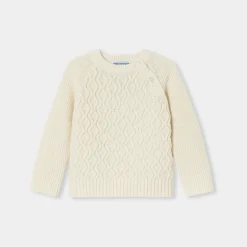 Jacadi Sweaters, Sweatshirts And Cardigans|Baby boy sweater Jacadi soft white