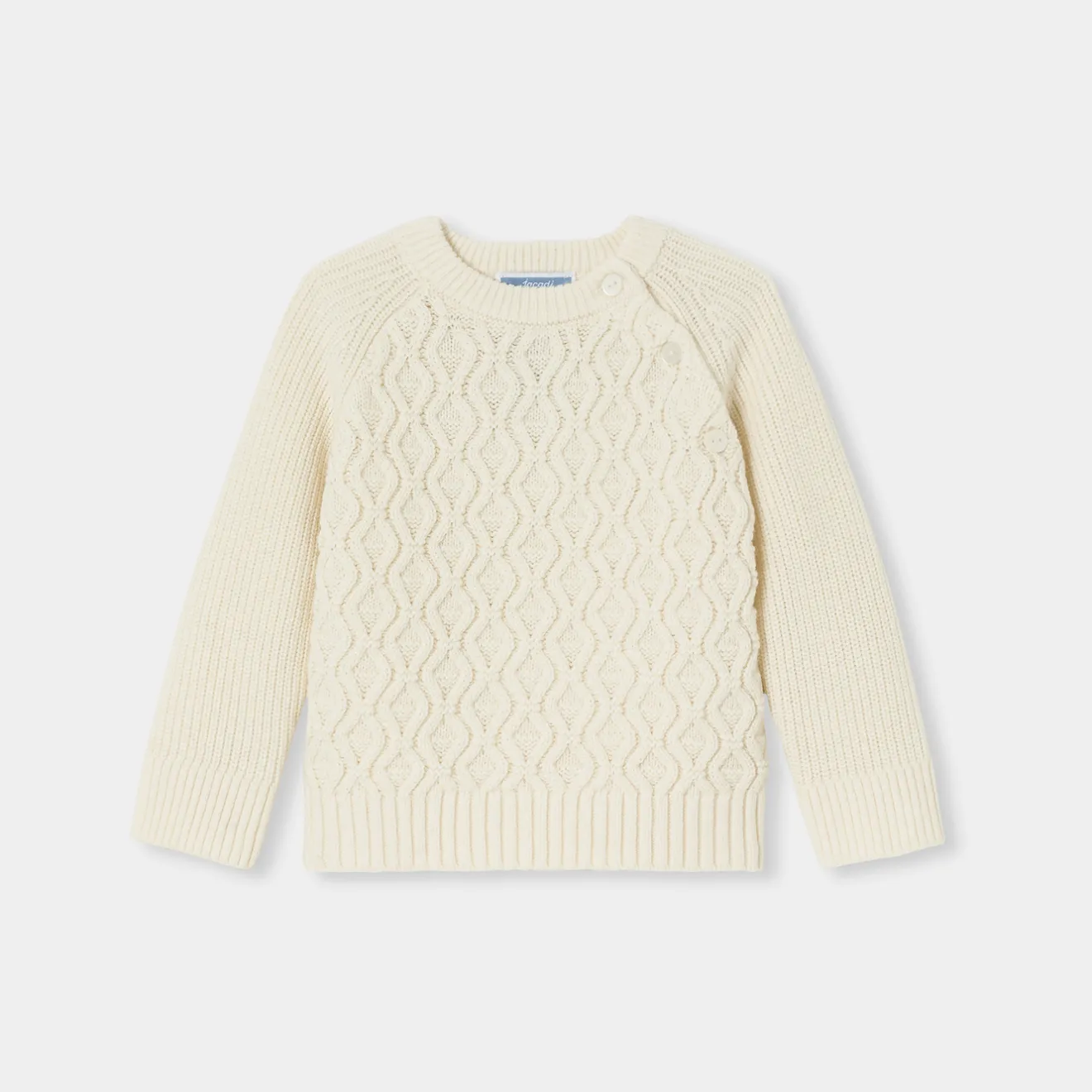 Jacadi Sweaters, Sweatshirts And Cardigans|Baby boy sweater Jacadi soft white