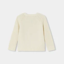 Jacadi Sweaters, Sweatshirts And Cardigans|Baby boy sweater Jacadi soft white