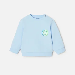 Jacadi Sweaters, Sweatshirts And Cardigans|Baby boy sweatshirt in interlock Cloud