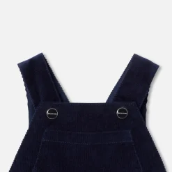 Jacadi Bloomers, Overalls And Onesies|Baby boy velour overalls Jacadi Navy