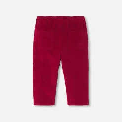 Jacadi Pants And Shorts|Baby boy velour pants Purple