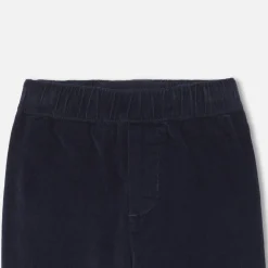 Jacadi Pants And Shorts|Baby boy velour pants Jacadi Navy