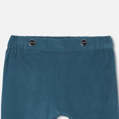 Jacadi Pants, Leggings And Shorts|Baby boy velour trousers Petrol blue