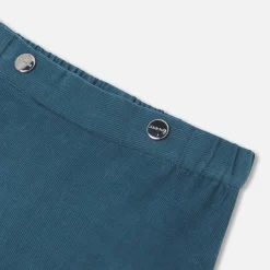 Jacadi Pants, Leggings And Shorts|Baby boy velour trousers Petrol blue