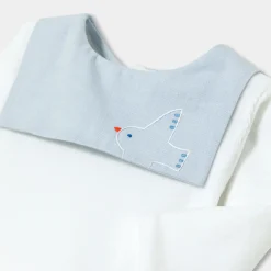 Jacadi Pajamas|Baby boy velvet pajamas Jacadi White