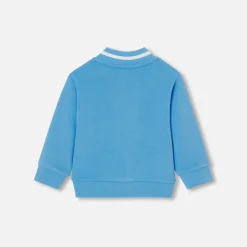 Jacadi Sweaters, Sweatshirts And Cardigans|Baby boy zip-up sweatshirt Light blue